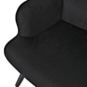 Home Deco Factory Giulia Sillón (L x An x Al: 75 x 68 x 96 cm, Negro) | BAUHAUS