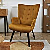 Home Deco Factory Giulia Sillón (L x An x Al: 75 x 68 x 96 cm, Mostaza) | BAUHAUS