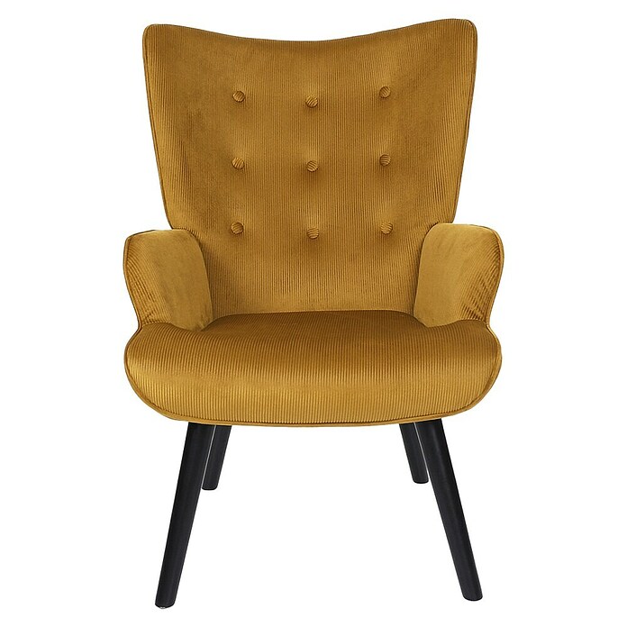 Home Deco Factory Giulia Sillón (L x An x Al: 75 x 68 x 96 cm, Mostaza) | BAUHAUS