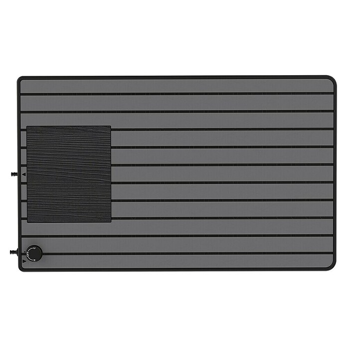 Steinbach Bodenelement (Passend für: Outdoor- und Solarduschen, L x B x H: 101 x 62 x 7 cm, Anthrazit) | BAUHAUS