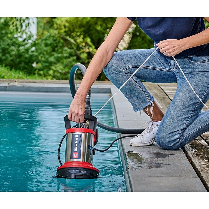 Einhell Crpka za prljavu vodu GE-DP 7535  (Maksimalni protok: 18.500 l/h, Dubina uranjanja: 7 m) | BAUHAUS