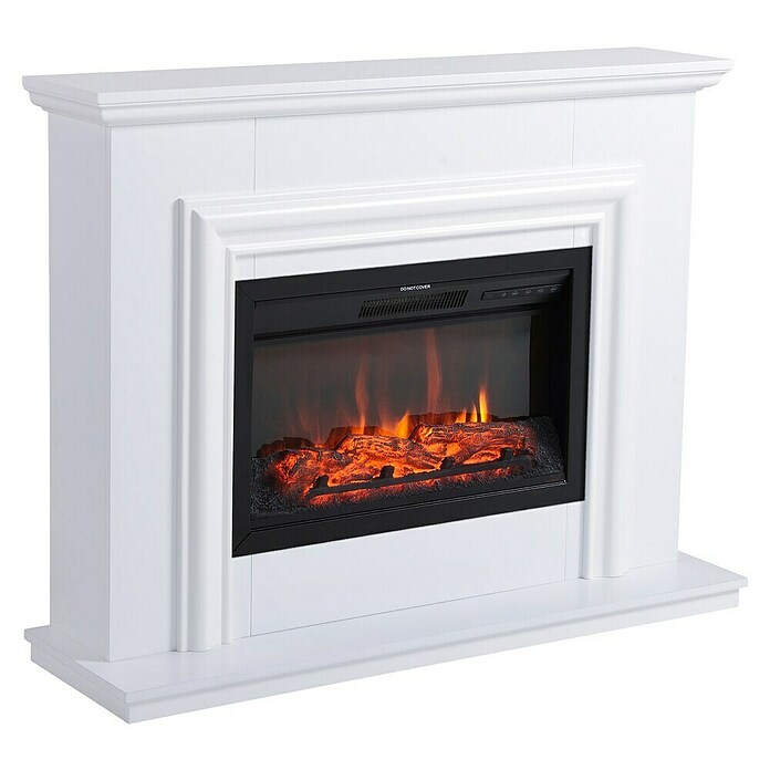 Focalpoint Chimenea eléctrica Amersham (2.000 W, Blanco, 33 x 114 x 88,6 cm) | BAUHAUS