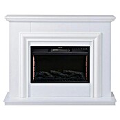 Focalpoint Chimenea eléctrica Amersham (2.000 W, Blanco, 33 x 114 x 88,6 cm) | BAUHAUS