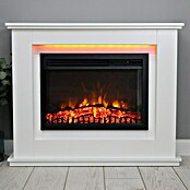 Focalpoint Chimenea eléctrica Medford (2.000 W, Blanco, 27,5 x 98 x 81 cm) | BAUHAUS