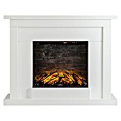 Focalpoint Chimenea eléctrica Atherstone Slate (2.000 W, Blanco, 24 x 100 x 80 cm) | BAUHAUS