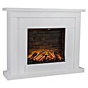 Focalpoint Chimenea eléctrica Atherstone Slate (2.000 W, Blanco, 24 x 100 x 80 cm) | BAUHAUS