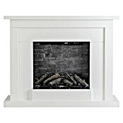 Focalpoint Chimenea eléctrica Atherstone Slate (2.000 W, Blanco, 24 x 100 x 80 cm) | BAUHAUS