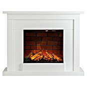 Focalpoint Chimenea eléctrica Atherstone Brick (2.000 W, Blanco, 24 x 100 x 80 cm) | BAUHAUS