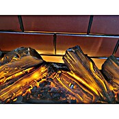 Focalpoint Chimenea eléctrica Atherstone Brick (2.000 W, Blanco, 24 x 100 x 80 cm) | BAUHAUS
