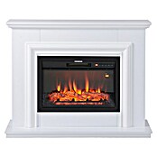 Focalpoint Chimenea eléctrica Amersham (2.000 W, Blanco, 33 x 114 x 88,6 cm) | BAUHAUS
