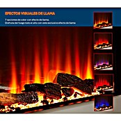 Focalpoint Chimenea eléctrica Kendal (2.000 W, Blanco, 38 x 125 x 99 cm) | BAUHAUS