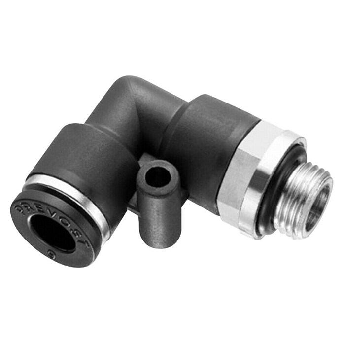 Proair Spojnica za kompresore kutna  (¼″ (vanjski navoj), Promjer crijeva: 6 mm) | BAUHAUS