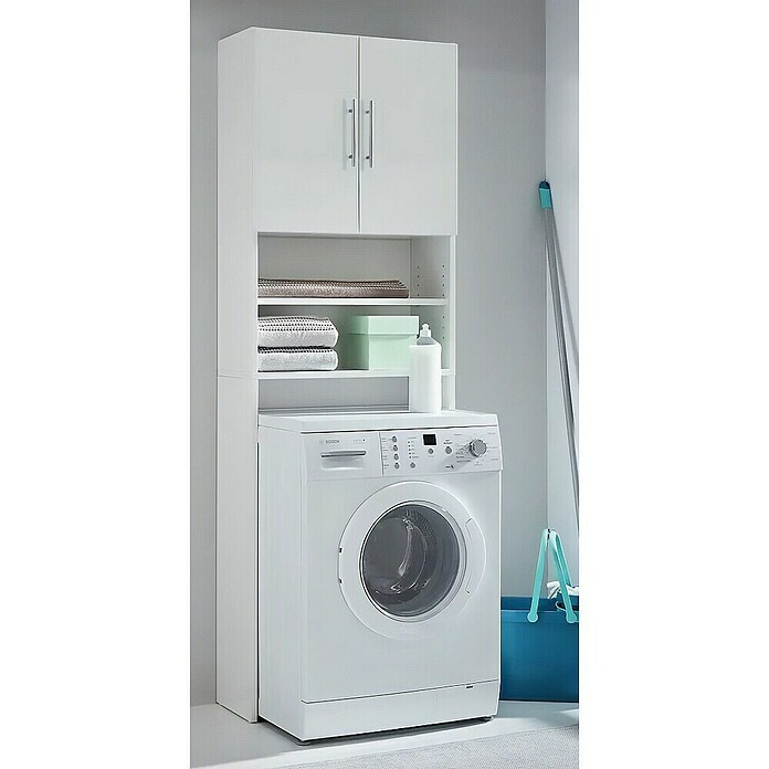 Trendteam Umbauschrank (Geeignet für: WCs & Waschmaschinen, 64 x 25 x 190 cm, Weiß) | BAUHAUS