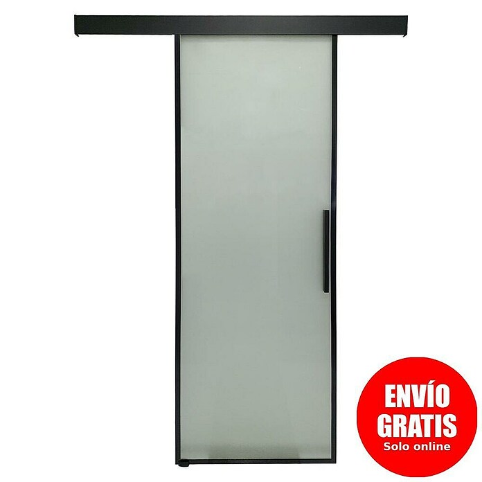 Puerta corredera de vidrio Factory (75 x 215 cm, Vidrio templado)
