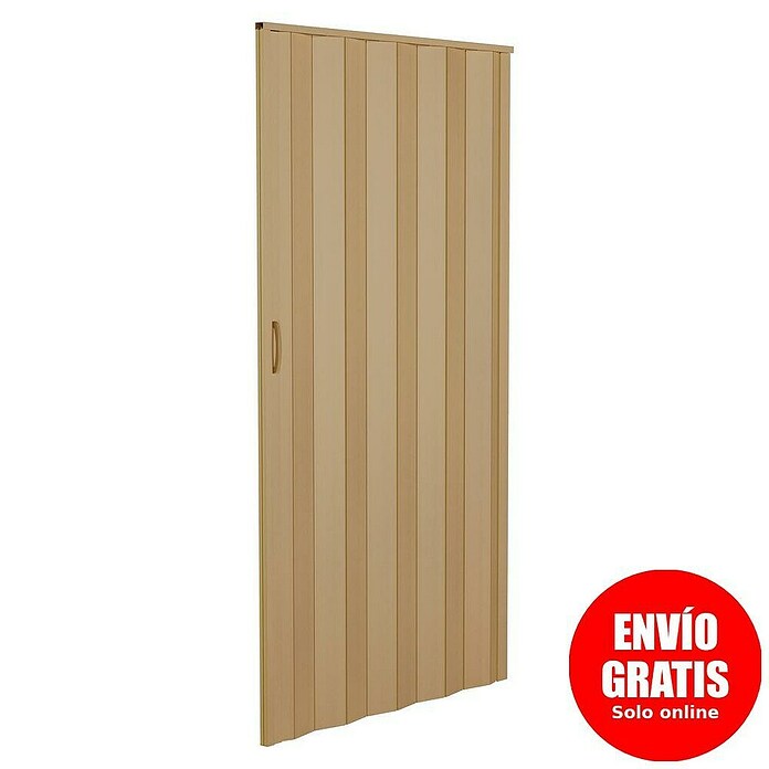 Puerta plegable (Haya, PVC, 100 x 200 cm)