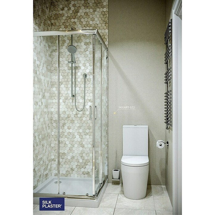 Silk Plaster Revestimiento decorativo Piedra Líquida MIXART (Blanco 022, 2,5 kg) | BAUHAUS