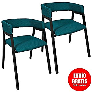 Home Deco Factory Silla Atom (Azul, 2 ud.)