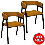 Home Deco Factory Silla Atom (Mostaza, 2 ud.) | BAUHAUS