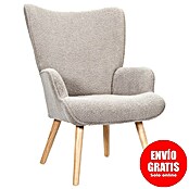 Home Deco Factory Sillón Rhea (L x An x Al: 75 x 68 x 96 cm, Taupe, Textil rizado) | BAUHAUS