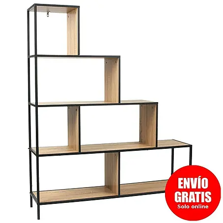 Home Deco Factory Edison Estantería metálica