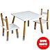 Home Deco Kids Mesa infantil con sillas Lápiz 
