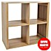 Home Deco Factory Klaus Estantería de madera 