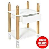 Home Deco Kids Mesita de noche Lápiz (L x An x Al: 30 x 34 x 51,5 cm, Blanco/Beige, Específico para: Niños de 3 a 5 años) | BAUHAUS