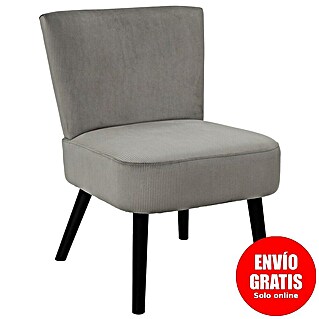 Home Deco Factory Giulia Silla (L x An x Al: 55 x 68 x 76 cm, Gris)