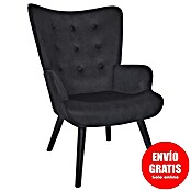Home Deco Factory Giulia Sillón (L x An x Al: 75 x 68 x 96 cm, Negro) | BAUHAUS