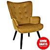 Home Deco Factory Giulia Sillón (L x An x Al: 75 x 68 x 96 cm, Mostaza) | BAUHAUS