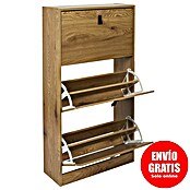 Home Deco Factory Zapatero (L x An x Al: 24 x 63 x 117 cm, Marrón, Número de compartimentos: 3 ud.) | BAUHAUS