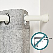 Barra metálica extensible multiusos (Blanco, Longitud barra de cortina: 140 cm - 250 cm, Diámetro: 28 mm) | BAUHAUS