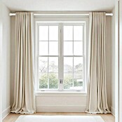 Barra metálica extensible multiusos (Blanco, Longitud barra de cortina: 140 cm - 250 cm, Diámetro: 28 mm) | BAUHAUS