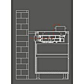 Respekta Induktionskochfeld Calima mit integriertem Dunstabzug (Anzahl Induktionskochstellen: 4 Stk., 83 x 51,5 cm) | BAUHAUS