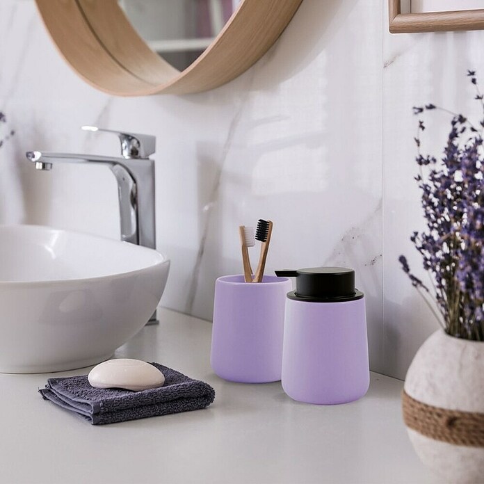 MSV Maonie Portacepillos (Cerámica, Lavanda) | BAUHAUS
