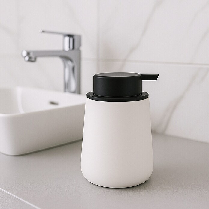 MSV Maonie Dispensador de jabón (Cerámica, Blanco) | BAUHAUS