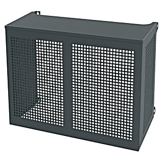 Protector para unidad exterior (Ancho: 95 cm, Largo: 50 cm, Altura: 70 cm, Metal, Gris)