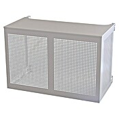 ZimaKlima Protector para unidad exterior (Ancho: 110 cm, Largo: 55 cm, Altura: 95 cm, Metal, Blanco) | BAUHAUS