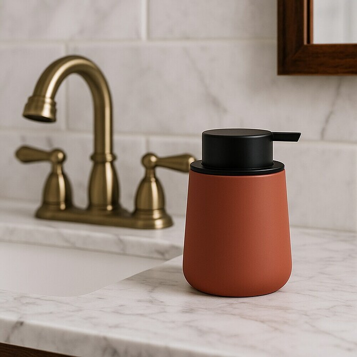 MSV Maonie Dispensador de jabón (Cerámica, Terracotta) | BAUHAUS