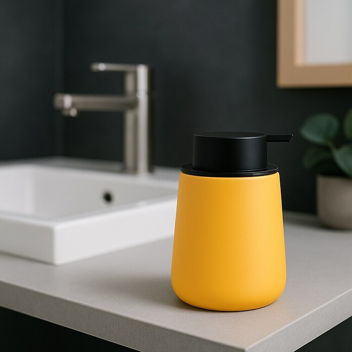 MSV Maonie Dispensador de jabón (Cerámica, Amarillo) | BAUHAUS