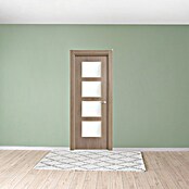 Puerta interior vinílica Toronto (62,5 x 203 cm, Apertura: Izquierda, Alveolar, Vidriera)