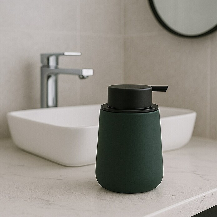 MSV Maonie Dispensador de jabón (Cerámica, Verde oscuro) | BAUHAUS