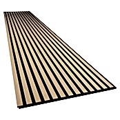Akustikpaneel Light Oak (2 440 x 605 x 18 mm, Light Oak) | BAUHAUS