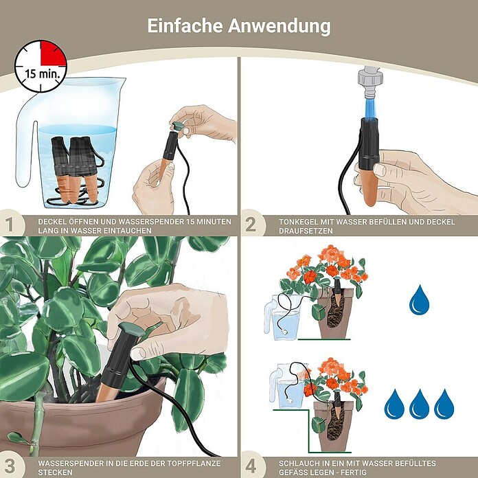 Gardol Wasserspender (3 Stk.)