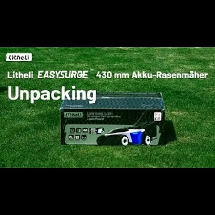 Litheli Akku-Rasenmäher EasySurge - 40 V, 2 Akkus, 4 Ah, Schnittbreite: 43 cm - Unboxing-Time: Litheli EasySurge 430 mm Akku-Rasenmher  Das steckt wirklich drin! 