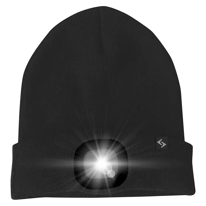 Scheibler LED-Mütze Malix - Schwarz, Einheitsgröße - Schwarze LED-Mütze für den Winter. Die Mütze sorgt für Wärme und Sichtbarkeit bei Outdoor-Aktivitäten in der dunklen Jahreszeit.