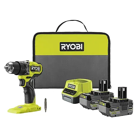 Ryobi ONE+HP Akku-Bohrschrauber-Set RDD18C1-2C40S