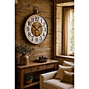 Reloj de pared Paris (Diámetro: 67 cm, Dorado) | BAUHAUS