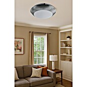 Plafón LED redondo Cristal vin (18 W, Plateado, Blanco neutro) | BAUHAUS