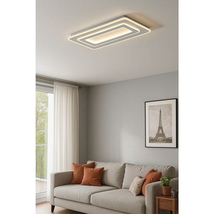 Panaled Katto Plafón LED (80 W, Blanco, Blanco cálido) | BAUHAUS